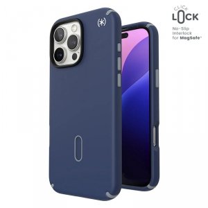 Speck Presidio2 Pro ClickLock & MagSafe - Etui iPhone 16 Pro Max (Coastal Blue / Dust Grey / White)