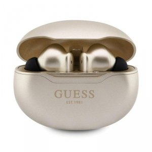 Guess True Wireless Classic EST BT5.3 - Słuchawki TWS + etui ładujące (złoty)