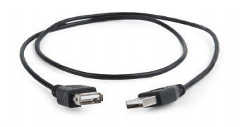 Gembird Przedłużacz kabla USB 2.0 AM-AFI 0.75m czarny