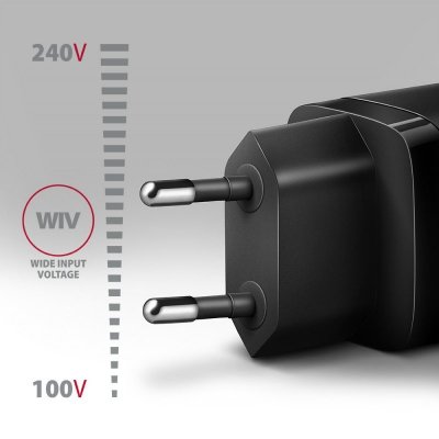 AXAGON ACU-PQ20 Ładowarka sieciowa 20W, QC3.0/AFC/FCP + PD type-C Czarna