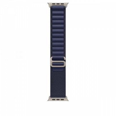 Apple Opaska Alpine w kolorze granatu do koperty 49 mm - rozmiar S - elementy z tytanu w kolorze naturalnym