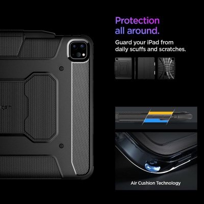 Spigen Rugged Armor Pro - Etui do iPad Pro 13&quot; (M4, 2024) (Black)
