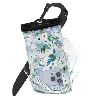 Rifle Paper Waterproof Floating Pouch - Etui wodoodporne do smartfonów do 6.7&quot; (Garden Party Blue)