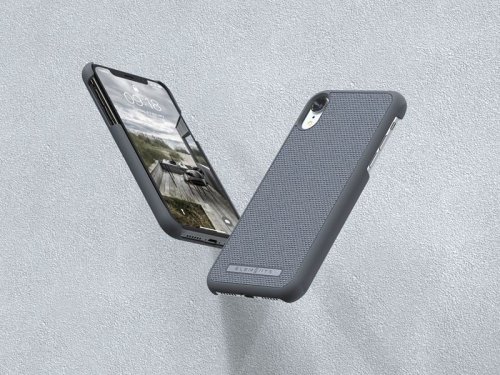 Nordic Elements Original Idun - Materiałowe etui iPhone XR (Mid Grey)