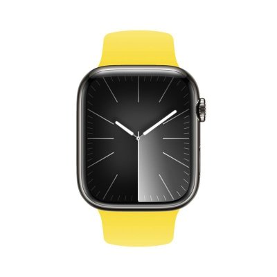 Crong Liquid - Pasek do Apple Watch 38/40/41/42 mm (żółty)