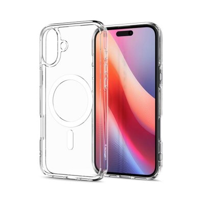 Spigen Ultra Hybrid Mag MagSafe - Etui do iPhone 16 Plus (Biały)