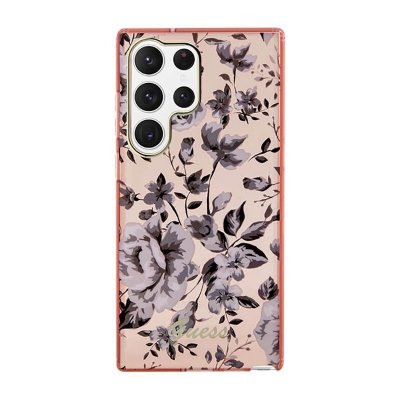 Guess Flower Collection - Etui Samsung Galaxy S23 Ultra (różowy)