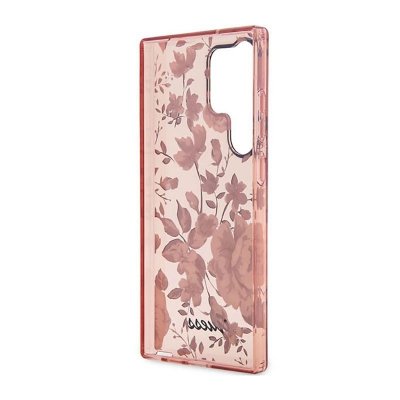 Guess Flower Collection - Etui Samsung Galaxy S23 Ultra (różowy)