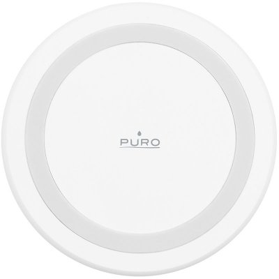 PURO Wireless Charging Station QI - Bezprzewodowa ładowarka indukcyjna Qi (biały)