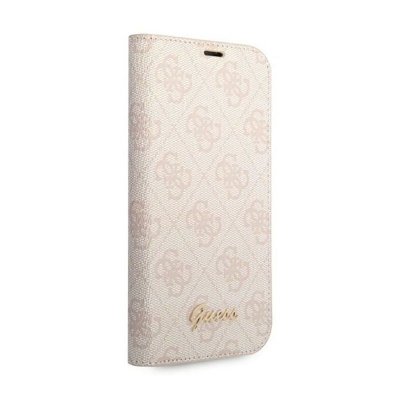 Guess 4G Metal Camera Outline Booktype Case - Etui iPhone 14 Pro (różowy)