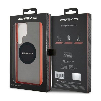 AMG Transparent Bicolor MagSafe - Etui Samsung Galaxy S24 Ultra (czarny)