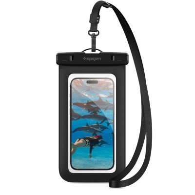 Spigen A601 Universal Waterproof Case - Etui do smartfonów do 6.9&quot; (Czarny)