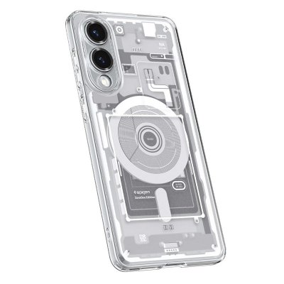 Spigen Ultra Hybrid Mag MagSafe - Etui do Samsung Galaxy S25 Edge (Zero One White)