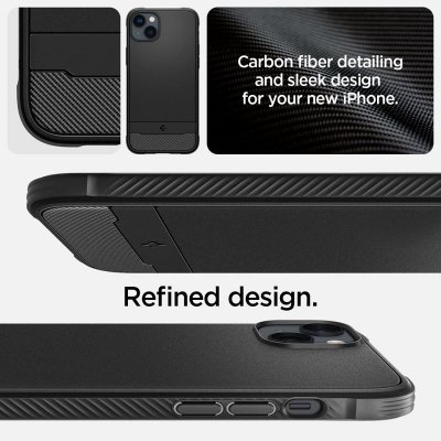 Spigen Rugged Armor Mag MagSafe - Etui do iPhone 15 Plus / iPhone 14 Plus (Czarny)