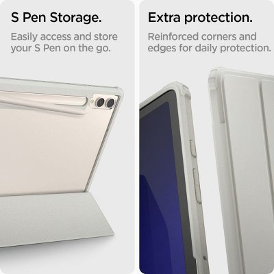 Spigen Ultra Hybrid Pro - Etui do Samsung Galaxy Tab S9+ 12.4&quot;(Szary)