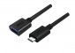 Unitek Adapter USB TYP-C DO USB AF 0,15m; Y-C476BK 