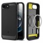 Spigen Rugged Armor Mag MagSafe - Etui do iPhone 16e (Matte Black) 