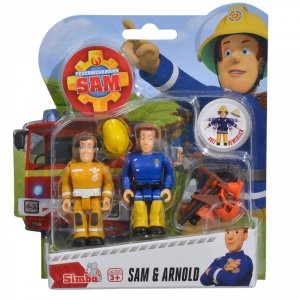 Simba Figurki Strażak Sam Sam i Arnold Akcesoria