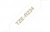 Taśma Brother TZE-RN34, złoty druk/niebieski podkład, 4m, 12mm, pruhovanĂˇ TZERN34
