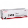 Toner Canon 055H, black, 7600s, 3020C002, high capacity, Canon MF742Cdw, MF744Cdw, MF746Cx, LBP663Cdw, LBP664Cx, O