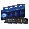 Tusz Brother LC-1280XLVALBP. CMYK. 2400/3x1200s. high capacity. Brother MFC-J6910DW LC1280XLVALBP