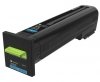 Toner Lexmark Corporate Cyan Hight Cart f CX82x/860 82K2HCE
