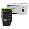 Toner Lexmark 78C0X20, cyan, 5000s, extra duża pojemnośÄ‡, Lexmark CS421dn,CX421adn,CX522ade 78C0X20