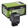 Toner Lexmark 80C20KE, black, 1000s, return, Lexmark CX310dn, CX310n, CX410de, CX410 80C20KE