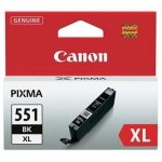 Canon oryginalny wkład atramentowy / tusz CLI551BK XL. black. 11ml. 6443B001. high capacity. Canon PIXMA iP7250. MG5450. MG6350 6443B001