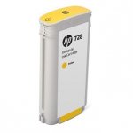 HP oryginalny wkład atramentowy / tusz F9J65A. No.728. yellow. 130ml. HP DesignJet T730. DesignJet T830. DesignJet T830 MFP F9J65A