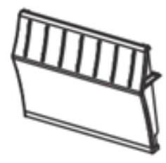 Części / ZEBRA / Kit Front Lower Panels ZT230 P1037974-033, Front panel 