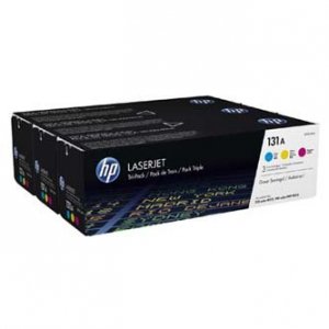 HP oryginalny toner U0SL1AM. cyan/magenta/yellow. 131A CMY. HP LaserJet Pro M276. M251. 3szt U0SL1AM