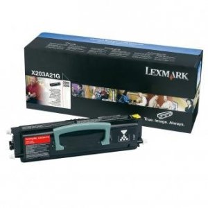 Toner Lexmark X203A21G. black. 2500s. Lexmark X203. X204 X203A21G