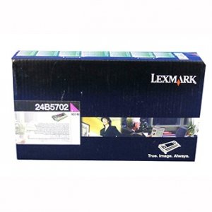 Lexmark oryginalny toner 24B5702, magenta, 10000s, high capacity, return, Lexmark XS748, XS748de, O