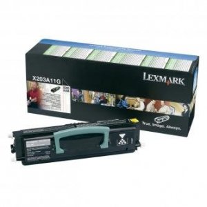 Lexmark oryginalny toner X203A11G. black. 2500s. return. Lexmark X203. X204 X203A11G