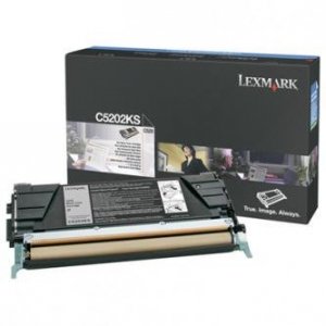 Lexmark oryginalny toner C5202KS. black. 1500s. Lexmark C530 C5202KS