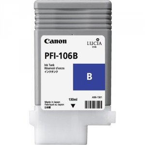 Canon oryginalny wkład atramentowy / tusz PFI106B. blue. 130ml. 6629B001. ploter iPF-6300 6629B001