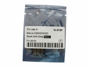 Części / CoreParts / zamiennik / Drum Chip Black KONICA MINOLTA Bizhub C200/200E, Bizhub C203/253/353