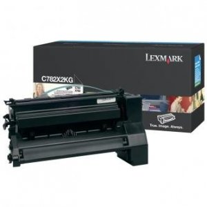 Lexmark oryginalny toner C782X2KG, black, 15000s, extra duża pojemnośÄ‡, Lexmark C782dn, C782dtn, C782n, X782e, X782e MFP C782X2KG