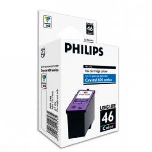Philips oryginalny wkład atramentowy / tusz PFA 546. color. 1000s. high capacity. Philips Crystal 650. 660. 665. 680 PFA 546