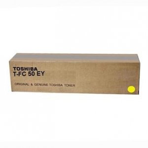 Toshiba oryginalny toner T-FC50EY. yellow. 33600s. 6AJ00000111. Toshiba e-studio 2555CSE. 3055CSE. 355CSE. 4555CSE 6AJ00000111