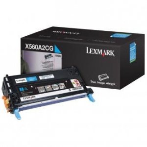 Lexmark oryginalny toner X560A2CG. cyan. 4000s. Lexmark X560N. X560dn X560A2CG