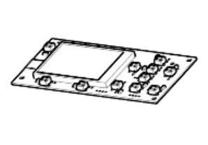 Części / ZEBRA / Kit, Control Panel PCBA with  LCD, ZD620T P1080383-241,  Control panel, 1 pc(s)