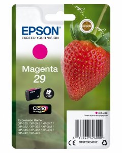 Tusz EPSON C13T29834012, T29, magenta, 3,2ml, Epson Expression Home XP-235,XP-332,XP-335,XP-432,XP-435