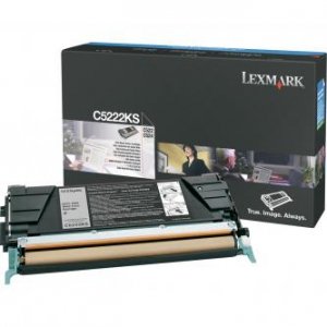 Lexmark oryginalny toner C5222KS. black. 4000s. Lexmark C52x. C53x C5222KS