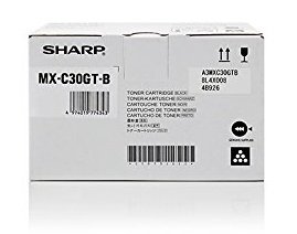 Toner SHARP MX-C30GTB, black, 6000s