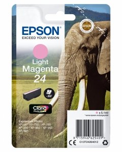 Tusz EPSON C13T24264012, T2426, light magenta, 5,1ml, Epson