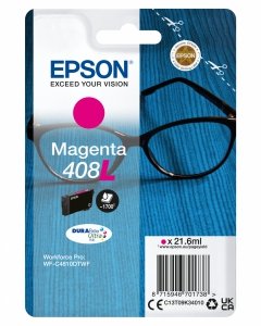 Tusz EPSON C13T09K34010, T09K340, 408L, magenta, 21.6ml, Epson WF-C4810DTWF