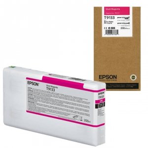 Epson oryginalny tusz C13T913300, vivid magenta, 200ml, Epson SureColor SC-P5000, SC-P5000 STD C13T913300
