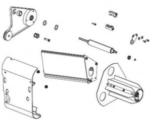 Części / ZEBRA / Rewinder P1053360-011, Thermal  Transfer, 105SLPlus, 1 pc(s)